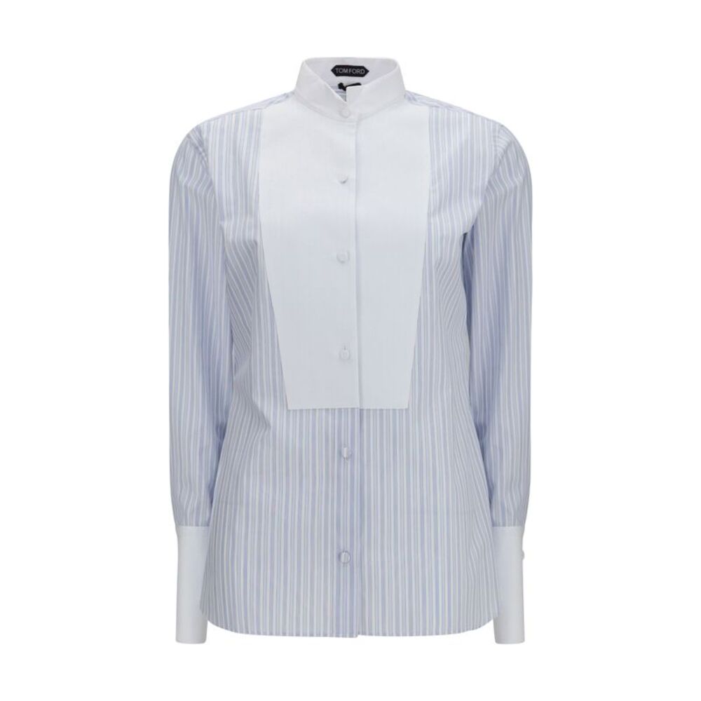 Tom Ford Women Striped Shirt With Front Detail